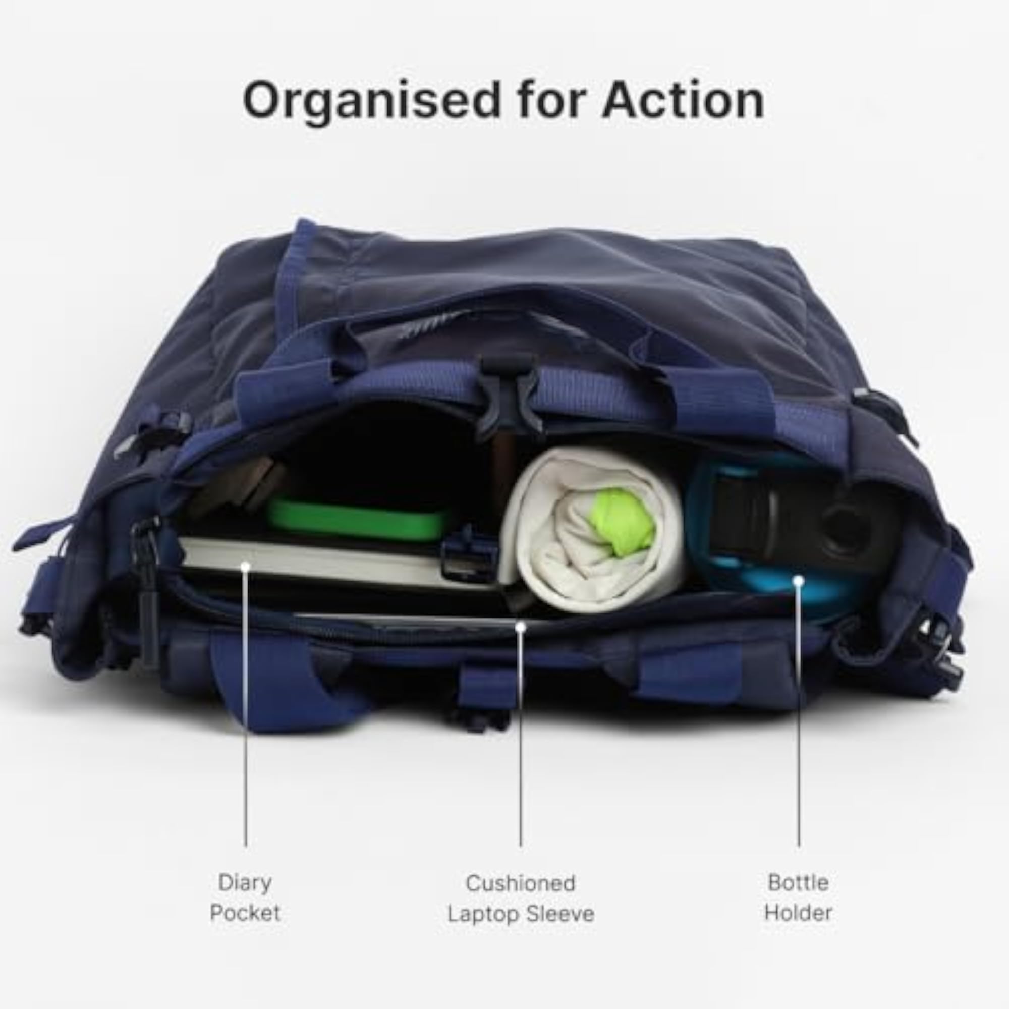 35L Laptop Backpack, Water-Repellent Travel & Office Bag