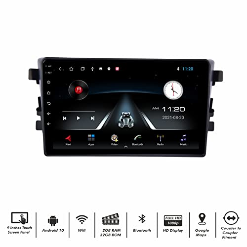 Image of 9 inch Android Car Stereo for Maruti Suzuki Ritz | 2GB+32GB | Full HD Touch | WiFi | GPS | Bluetooth | SWC | Reverse Camera | Frame & Couplers Included | 1 Year Warranty