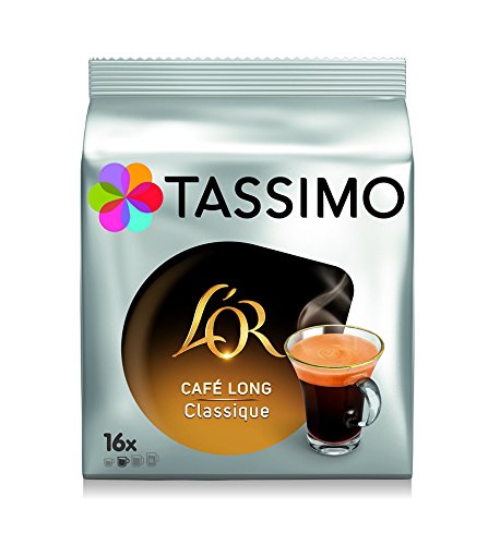 Café Dosettes Café Long Classique 'or Tassimo Le Paquet De 16 Dosettes - vue 6