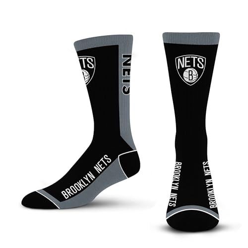 For Bare Feet NBA BROOKLYN NETS MVP Crew Sock Team Color Medium