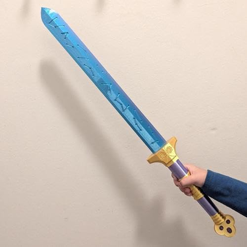 Genérico Espada R-UMI Kpo-p, Impresa En 3D Accesorios para Disfraz De Espada De Cosplay De Anime, Accesorio para Disfraz De Cosplay Y Halloween, Espadas De R-UMI Cosplays