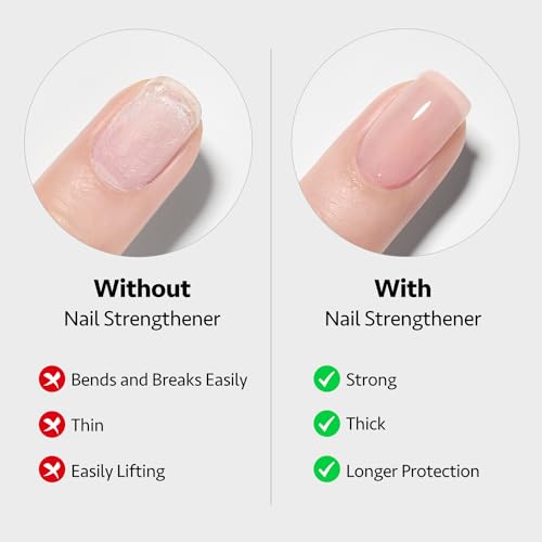 Gaoy Gel Top Coat, Nail Strengthener And Base Coat Set thumb #4