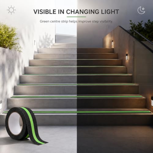 Image of Anti Slip Tape for Stairs, Anti Skid Grip Tape for Floors, Ramps, 5 Meter