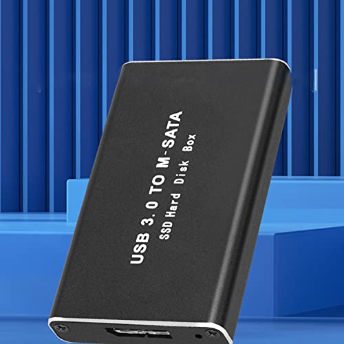 Asukohu Caixa D mSATA para USB3.0 Gabinete SSD externo D disco rígido caixa de armazenamento adaptad