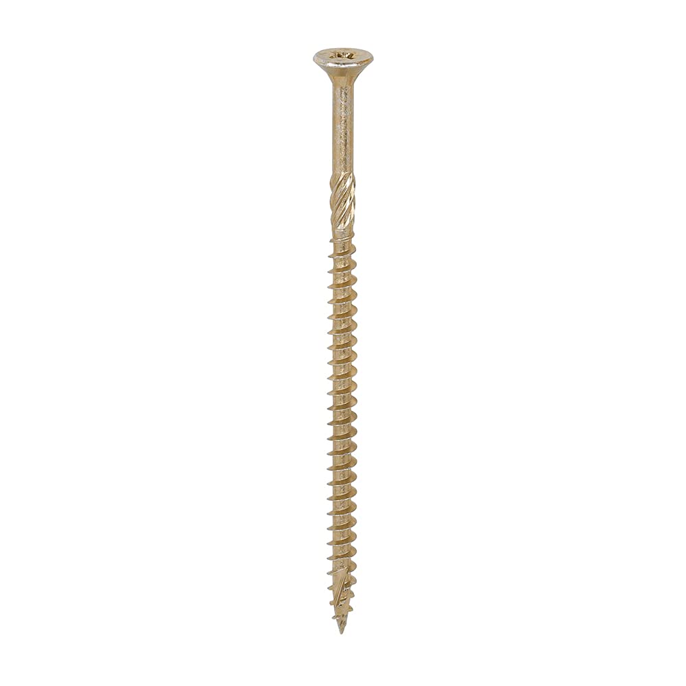 Timco Yellow - C2 Strong-Fix Multi-Purpose Premium Screws - Pz - Double Countersunk - 5.0 X 100 - Tub Of 300