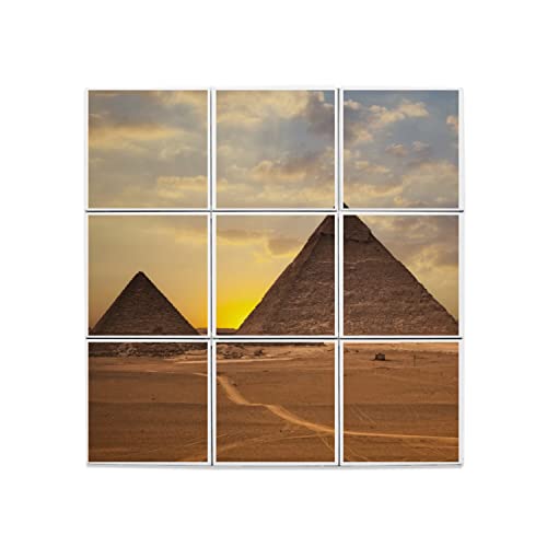 Carreaux Céramique Paysage Antique Égypte lot complet 60x60cm