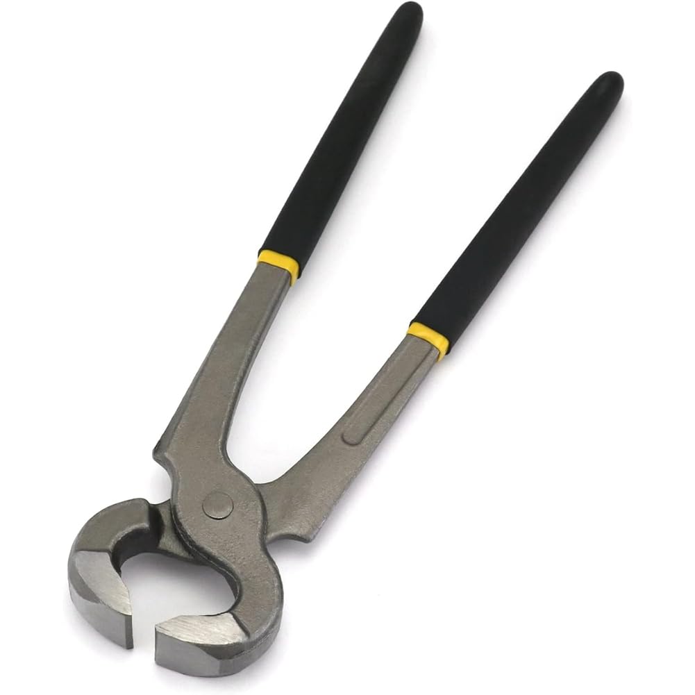 End Cutting Pliers, Nail Puller, 10" High Leverage Pliers, Nail Remover, Carpenter Tools Pliers