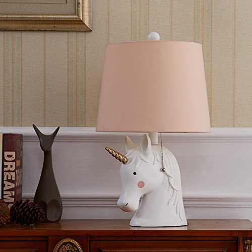 Lampe de Chevet Moderne Simple Licorne Creative SalonDécorative Lampe Princess Rose Lampe de Bureau de Style européen Chambre de Chevet Lampe de Chevet Chambre