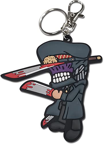 Great Eastern Entertainment Chainsaw Man - Katana Man Hybrid PVC Keychain