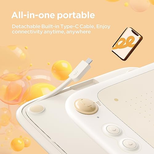 Image of UGEE Q6 Drawing Tablet for Android Phone, Graphic Tablet with 6Hot Keys, 6.5 inchx4 inch Portable Writing Tablet Adjustable Drawing Mode, Drawing Pad with 16K Levels Battery-Free Stylus for Mac /Windows /Chrome