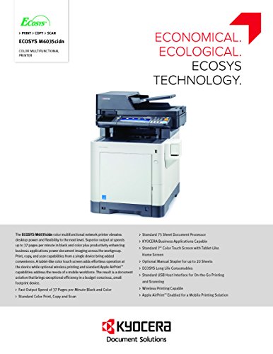 Ecosys M6035cidn imprimante laser couleur multifonction pour entreprise - 7