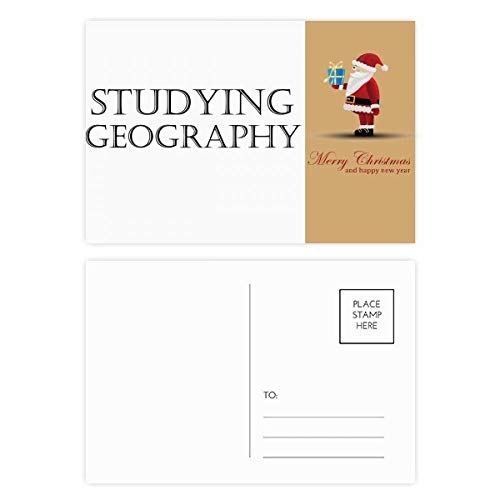 Cartes postales géographie du Père Noël pour réviser la carte du monde sans effort