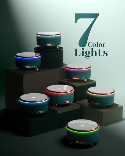 Essential Oil Diffuser for Large Rooms - 500ml, 7 Color Aromatherapy Device
