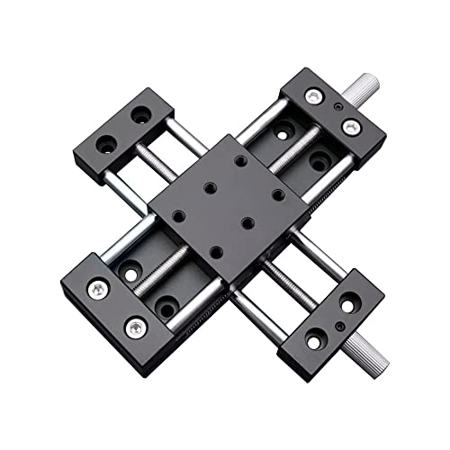 Aitoserlea XY Axis Manual Stage Sliding Table Adjust Platform 40x40mm (Max Stroke 20mm)
