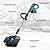 48V 14'' Cordless Snow Shovel Kit,4Ah Battery & Charger, Lightweight & Portable Electric Winter Thrower for Deck, Steps, Patio, Driveway & Sidewalk