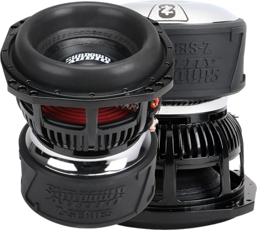 Sundown Audio Z8 V.2 8' Subwoofer – Dual 1 Ohm, 2000W RMS/4000W Peak, 3' VC, 30mm Xmax, Triple Stack Magnet, Mega-Roll v.2 Surround, Compact Deep Bass SPL Sub
