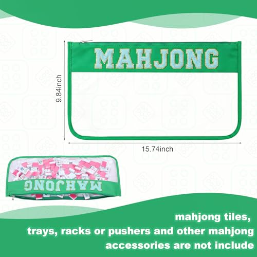 Set organizador y bolso para Mahjong americano 3 piezas miniatura 3