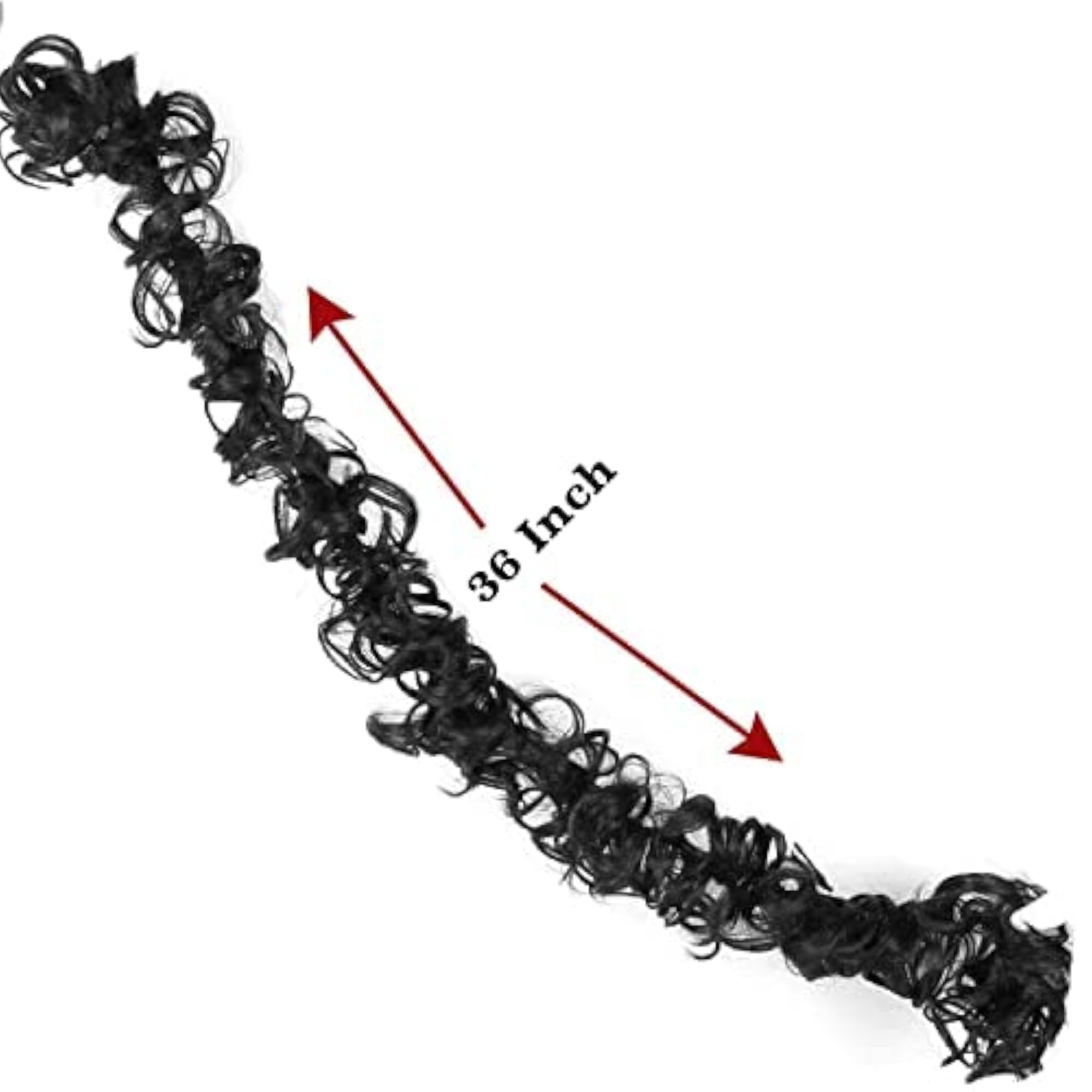 Frill Hair Extensions Elastic Stretchable Synthetic Frill