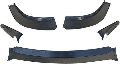Miniatura 5 de Sosega Juego de 5 aletas para parachoques delantero, compatible con Jeep Grand Cherokee SRT 2017-2021  Trackhawk 2018-2021 (negro mate)