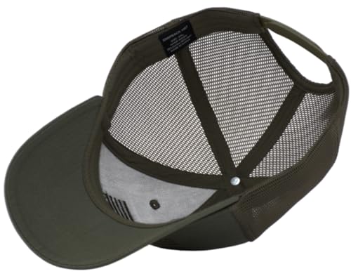 Image of TSSGBL USA Flag Trucker Hat - OSFM & XXL Big Head Fit, Adjustable Mesh Snapback American Patriotic Baseball Cap