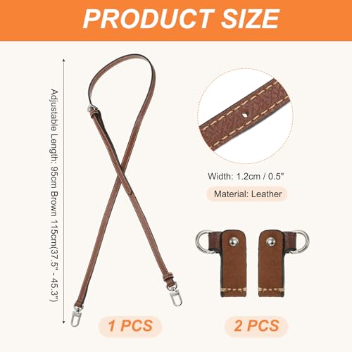 Sangles de rechange réglables : la solution pour votre mini sac marron