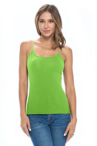 Image of Natural Uniforms Women's Camisole Tank Top-Breathable Cotton Stretch
