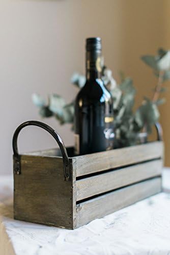 A RUSTIC WOODEN CRATE GARDEN / HOME PLANTER WINDOW FLOWER BOX