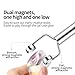 3 in 1 Cat Eye Magnet for Nails，Y Shape Strong Double Head Magnetic Stick For Nail Arts，Cat eyeNail Polish Magnet Tool for Salon，Home Manicure