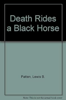 Hardcover Death rides a black horse [Large Print] Book