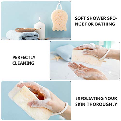 EXCEART 2 PeÃ§as de Esponjas de Banho Esponjas de Banho Corporais Esponjas de Banho Espuma Esfoliant