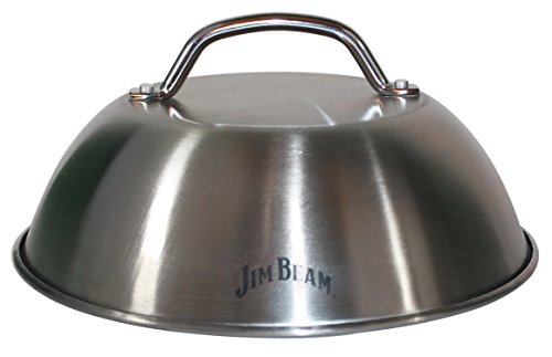 Jim Beam JB0181 9" Burger Cover and Cheese Melting Dome, Silver