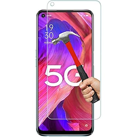 KP TECHNOLOGY Oppo A54 5G Tempered Glass Screen Protector Easy Bubble-Free Installation Ultra Clear HD shatterproof with 9H Hardness and Anti Fingerprint Oleo-phobic Coating for Oppo A54 5G Cover