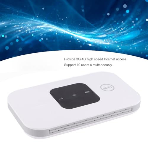 Image of 4G Mobile Portable Router, Mini Portable Hotspot for Travel, High Speed White Portable Hotspot for Phone Notebook Computer Desktop