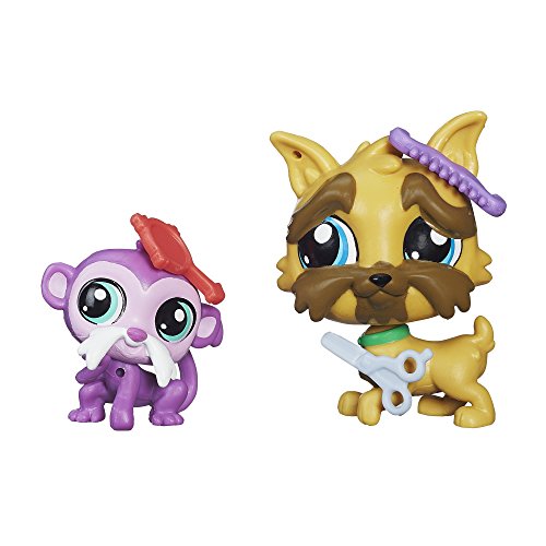 Muñecos Littlest Pet Shop Sam y Tamrin O'Monk miniatura 1
