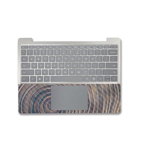 Image of MightySkins Carbon Fiber Skin Compatible with Microsoft Surface Laptop Go 3 (2023) Full Wrap Kit - Lifespan | Protective, Durable Textured Carbon Fiber Finish | Made in The USA