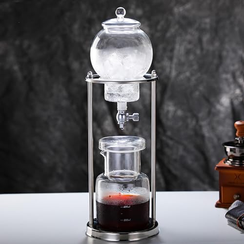 Cafetière cold brew 600ml en verre borosilicaté et inox