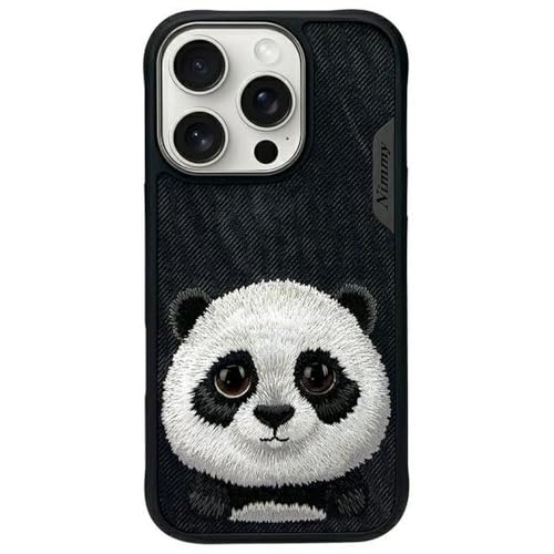 Coque iPhone 16 Pro Panda Nimmy Big Eyed PET 2.0 Noir antichoc