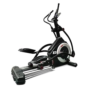AsVIVA E3 Pro Crosstrainer voor thuis, elliptische trainer, 27 kg vliegmassa, stille riemaandrijving, elektrisch instelbare weerstand, duurtraining, maximale gewichtsbelasting 150 kg