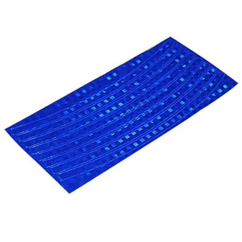 MOTHNUR Reflectores para Rueda de Bicicleta Pegatinas Reflectantes Azules Resistente al Agua UV para Seguridad Nocturna y Decoración Radios y Llantas
