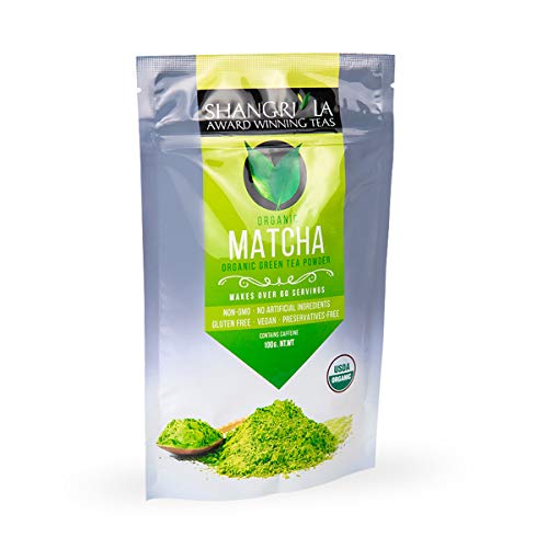 Té Matcha orgánico en polvo 3.5 onzas miniatura 1