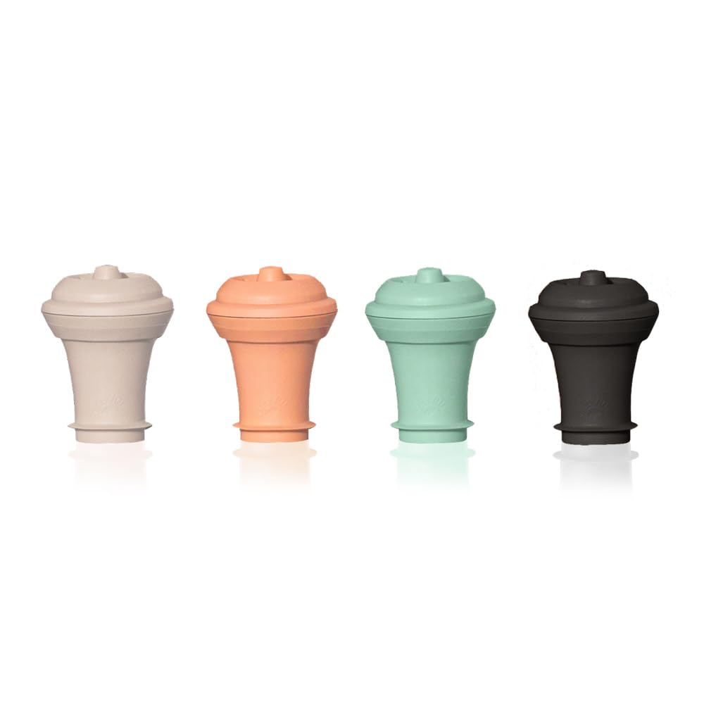 Vacu Vin Vacuvin Coloured Stoppers, Pack of 4