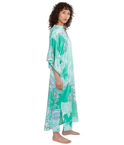Image of N by Natori Flourish Printed Satin Caftan