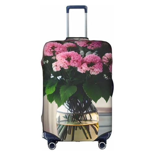 Beauty Flowers Tsa Approved Luggage Cover For 18-32 Inch Suitcases Scratch-Resistant Stretch Luggage Cover