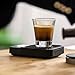 WACACO Exagram Coffee Scale with Timer, 0.1 g/0.0035 oz Precise Graduation, Pocket Digital Kitchen Scale, Portable Pour Over Coffee Scale with Silicone Pad (Batteries Not Included)