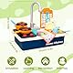 IGUGI SpielspüLe Kinder,KüChenspüLe Spielzeug Set mit Wasserkreislauf,Kinderwaschbecken Spielzeug,Spülbecken Küchenset,Spielzeug Zubehör Küche Rollenspiel für Kinder 3+,Lernspielzeug