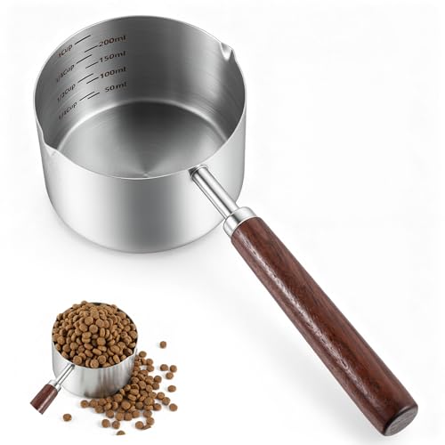 Cuchara medidora para comida de perro en acero inox miniatura 1