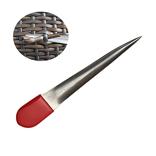 Repair Kit（Wicker + Weaving Tool）For Coffee Wicker Table And Chair, Gradient Brown Rattan For Outdoor Patio Furniture, All-Weather Wicker For Conversation Set Repair-70M (220 Ft) #TOP4