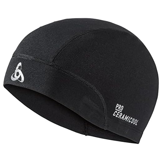 Arcweg Cycling Cap, Fahrrad Kappe Unterziehmütze UPF 50+, Fahrradkappe Fahrrad Unterhelm Mütze für Herren Damen Schweißabsorbierend Faltbar weich Atmungsaktiv faltbar Joggen 8 Odlo Unisex CERAMICOOL UVP Mütze, Black