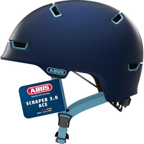 ABUS Stadthelm Scraper 3.0 ACE - Robuster Fahrradhelm für den Stadtverkehr - für Damen und Herren...