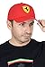 Scuderia Ferrari F1 Red Quilt Stitch Hat Cap